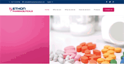 Desktop Screenshot of ethonpharmaceuticals.com